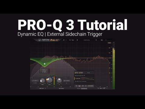 Pro-Q 3 Tutorial | External Sidechain Trigger for Dynamic EQ Nodes | Fabfilter