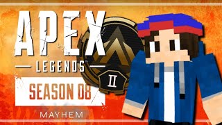 【APEX】シーズン8開幕！！駆け出しゴールド帯ランク配信！！【さかな/MILE】