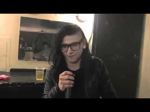 skrillex interview 2011; view on haters!