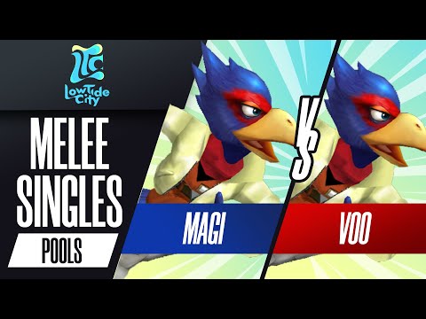 Magi vs Voo - Pools Melee Singles - Low Tide City | Falco vs Falco