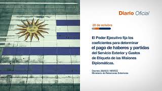 Hoy en el Diario Oficial • 20 de octubre 2025