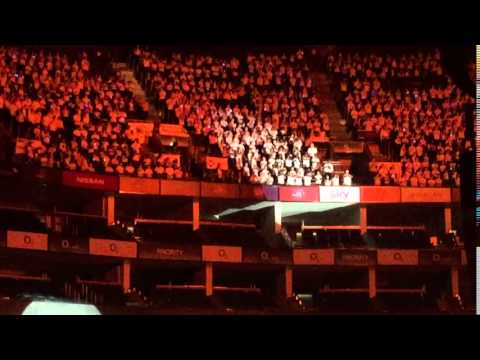 The power in me, O2 Arena London, Young Voices Choir 2016.