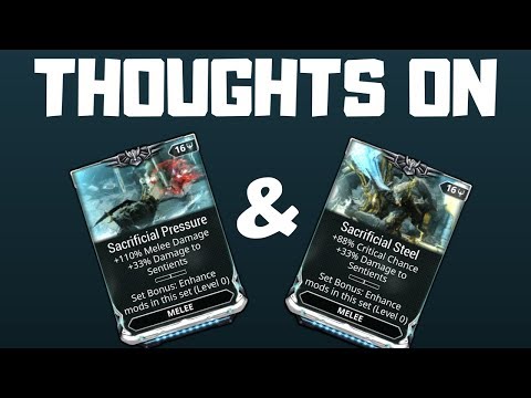 Warframe | Thoughts About The Sacrificial Mod Set