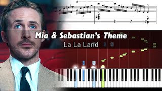 La La Land - Mia &amp; Sebastian's Theme - Accurate Piano Tutorial with Sheet Music