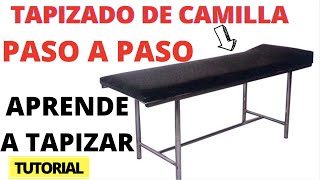 DIY TAPIZADO DE CAMILLA, PASO A PASO! / TUTORIAL @TapiceriaTapivic