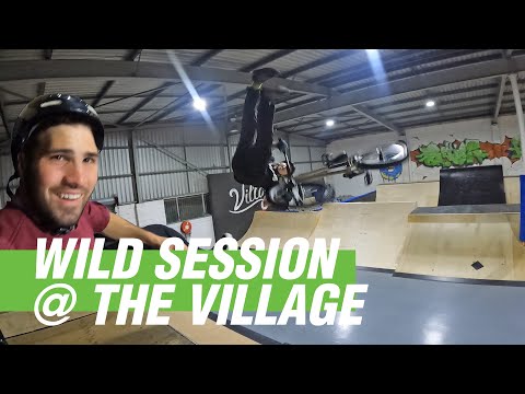 WILD SESSION AT THE VILLAGE INDOOR SKATEPARK