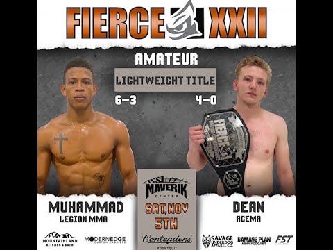 Alim Muhammed vs William Dean (Amateur Lightweight Title) - Fierce Fighting Championship  22