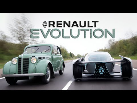 Renault Auto-Transformation | Entwicklung von 1898 bis 2040 in 4 Minuten