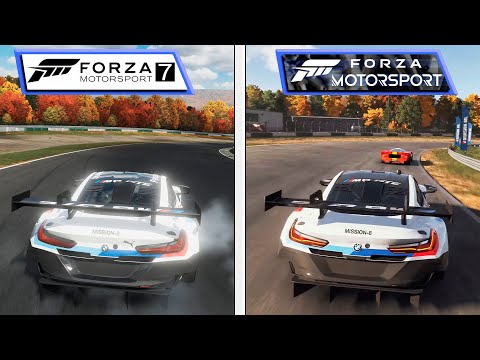 Forza Motorsport 2023 vs Forza Motorsport 7 | Trailer Graphics Comparison | Analista De Bits