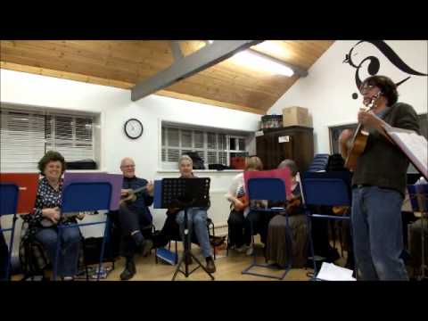 Coda Ukulele Band in rehearsal 20/3/2013
