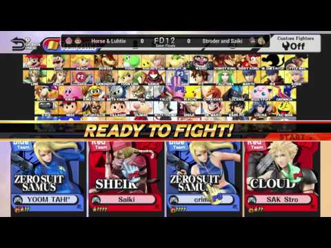 FD12 Doubles Winners Semis - Horse & Luhtie (Blue) vs Stroder & Saiki (Red)