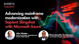 Advancing mainframe modernization with Slingshot and Microsoft