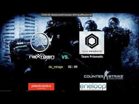 CS:GO ESL Meisterschaft Sommer 2016 Qualifikation #2 Team NeXtGen vs. Team Prismatic