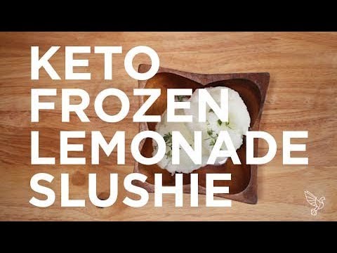 Keto Lemonade Slushie (Slushy!)