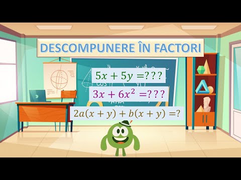 Descompunerea în factori prin metoda factorului comun