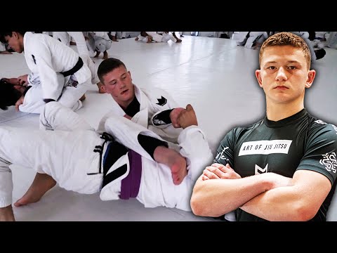 Cole Abate Trains In The Gi At The Art Of Jiu-Jitsu | AOJ Competition Training