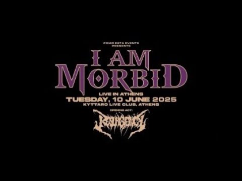 I AM MORBID (Full Concert) @kyttarolive, Live,  Athens-Greece, 10.06.2025