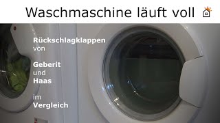 Abwasser läuft in Waschmaschine - Waschmaschine läuft voll - Doppelschlauchtülle