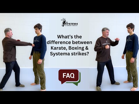 What’s the difference between Karate, Boxing and Systema strikes?