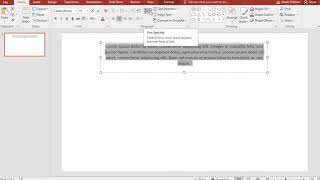 Microsoft PowerPoint - How to Align Text & Line Spacing