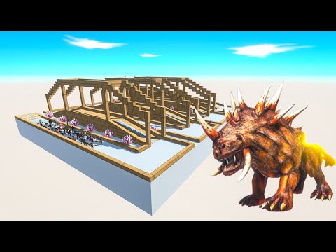 Escape From Fire Hellhound - Last Survivor - Animal Revolt Battle Simulator