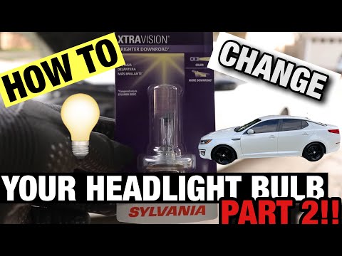 HOW TO CHANGE A DRIVER SIDE HEADLIGHT BULB IN A KIA OPTIMA PART 2 | 2015 KIA OPTIMA| #kia #headlight