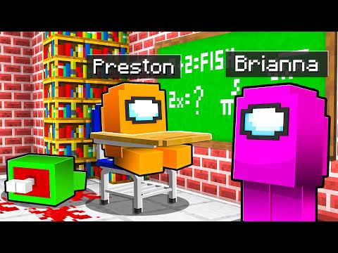 BriannaPlayz - I Sent Baby Preston to AMONG US Minecraft School! *sus*