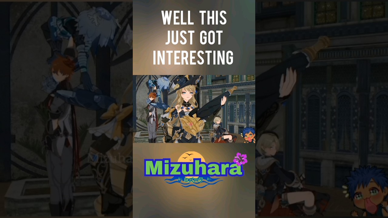 Well This Just Got Interesting😏 #genshinimpact #genshinshorts #hoyoverse #arlecchino #navia #lyney