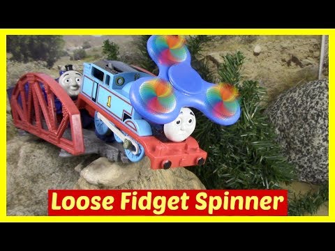 Thomas and Friends Accidents will Happen | Toy Train Accident | Thomas the Train Fidget Spinner Video