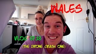 Kinging-It Wales Vlog Ep. 28: Drone Crash | A 2nd Birthday | Beach Fire
