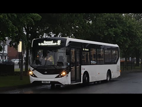 Journey on Route 82 | YW68PBY - Gateshead Central: ADL E20D/ADL Enviro 200MMC
