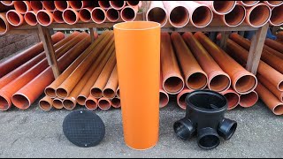 Revizní šachta 315mm rozvětvená KG 160 + plast. poklop 1,5t