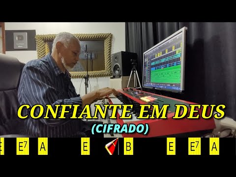 CONFIANTE EM DEUS - 268. HARPA CRISTÃ- (CIFRADO) - Carlos josé