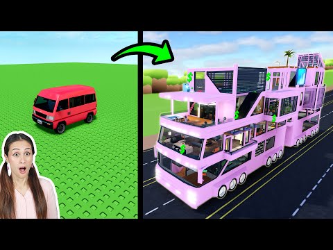€1 TOT €1.000.000 LUXE BUS CHALLENGE! MEGA LUXURY BUS TYCOON - Roblox || SpeelXL [nieuwe serie]