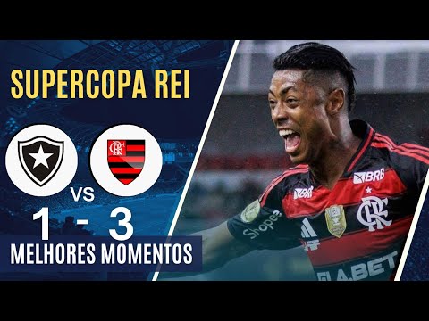 Botafogo 1 x 3 Flamengo | Melhores Momentos |Supercopa do Rei 2025