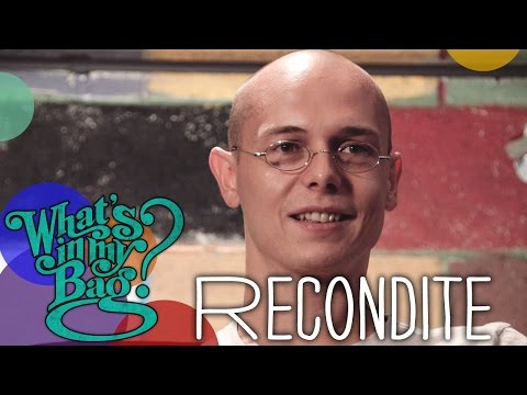 Recondite - What's In My Bag?