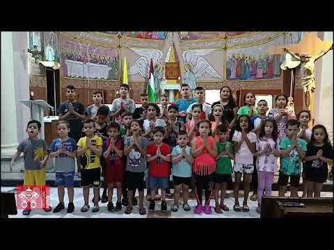 Crianças de Gaza rezam pela paz e agradecem ao Papa Francisco