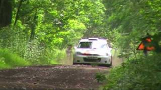 preview picture of video 'the rainworth skoda dukeries rally 2010 world rally cars'