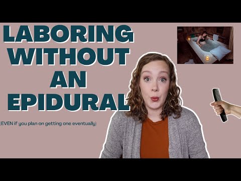 How to Cope Through an Unmedicated Labor || Preparing Physically & Mentally for Birth!