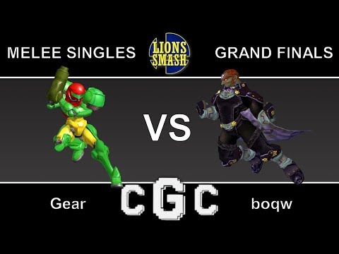 CGC 2017 SSBM Singles - Gear (Samus/Ganon) vs. boqw (Ganon) - Grand Finals