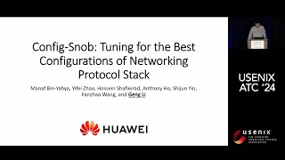 Download the video "USENIX ATC '24 - Config-Snob: Tuning for the Best Configurations of Networking Protocol Stack"
