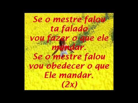 Aline Barros - Meu Mestre Mandou - Letra