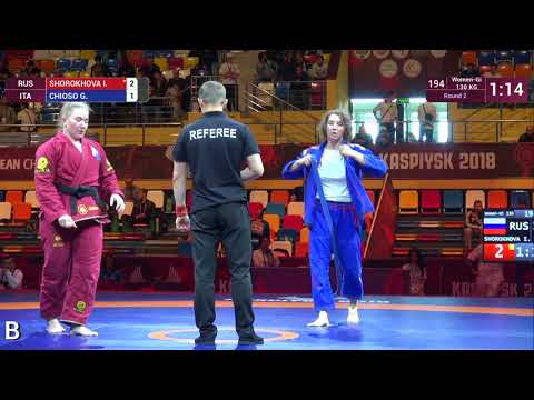 Round 2 Women-Gi - +71 kg: I. SHOROKHOVA (RUS) v. G. CHIOSO (ITA)