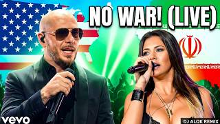 Inna &amp; Pitbull - No War (USA x Iran) Dj Alok (Live) | Official Music Video