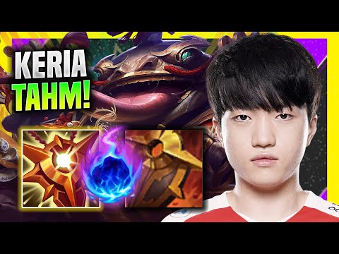 LEARN HOW TO PLAY TAHM KENCH SUPPORT LIKE A PRO! - T1 Keria Plays Tahm Kench Support vs Bard!