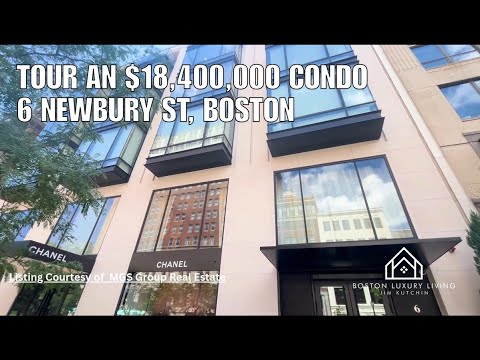 Tour an $18,000,00 Dollar Luxury Condo in Back Bay! 6 Newbury Street, Boston. Chanel Building