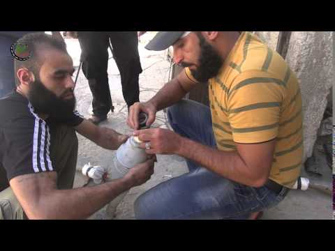 استهداف نقاط تمركز قوات النظام في حي العامرية في حلب بواسطة مدفع هاون من قبل لواء صقور الإسلام