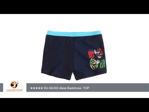 Super Mario Jungen Badehose 2016 Kollektion - marine blau | Erfahrungsbericht/Review/Test