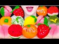ASMR SWEET BEAN CAKE FRUIT CAKE WAGASHI 과일 화과자 먹방 JANE ASMR 제인