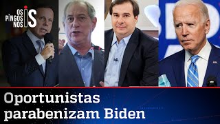 De olho em 2022, Doria, Ciro e Maia afagam Joe Biden